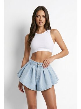 MissDenim MissDenim Szorty jeansowe Skorts Niebieski Regular Fit