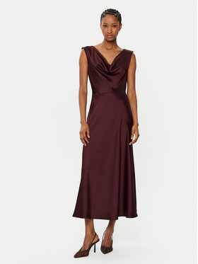Imperial Imperial Rochie cocktail AFBAIBA Vișiniu Slim Fit