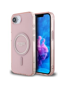Guess Guess Etui na telefon Apple iPhone 16e Różowy