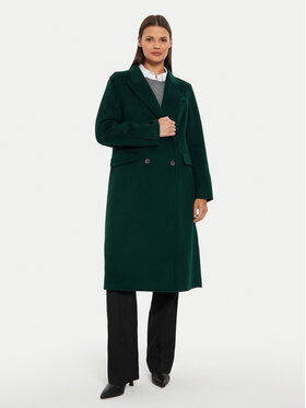 Tommy Hilfiger Tommy Hilfiger Palton de lână WW0WW42621 Verde Regular Fit