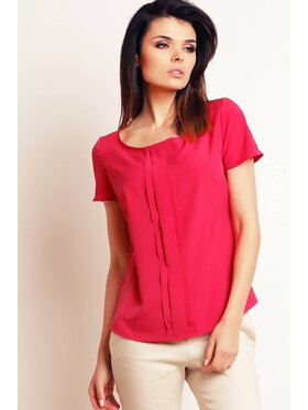 Infinite You Infinite You Bluzka M098 Różowy Basic Fit