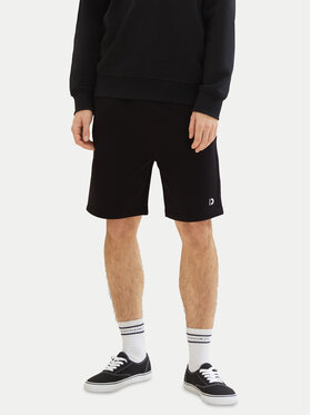 Tom Tailor Denim Tom Tailor Denim Szorty sportowe 1040931 Czarny Relaxed Fit