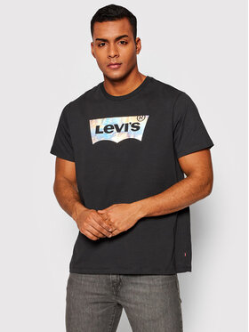 Levi's® Levi's® Marškinėliai Graphic Crewneck 22491-1048 Juoda Regular Fit