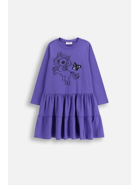 Coccodrillo Coccodrillo Šaty ZC5129102RGK-016 Fialová Regular Fit