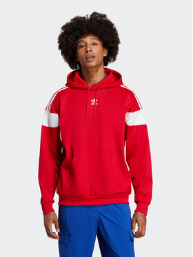 adidas adidas Sweatshirt Adicolor Classics Cut Line Hoodie IB9945 Rouge Loose Fit