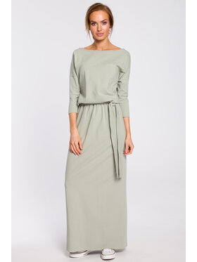 Made of Emotion Made of Emotion Vestito da giorno M435 Verde Long Fit