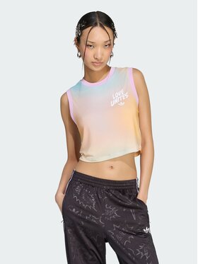 adidas adidas Top 168474 Żółty Slim Fit