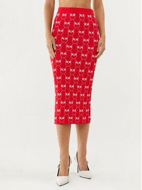 PINKO Pinko Fustă tip creion 100211 A0IS Roșu Slim Fit