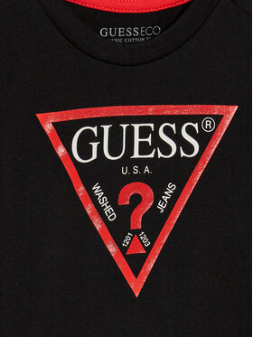 Guess Bluza N84I24 K8HM0 Črna Regular Fit