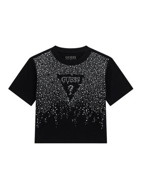 Guess Guess T-Shirt J6RI37 K6YW4 Černá Regular Fit