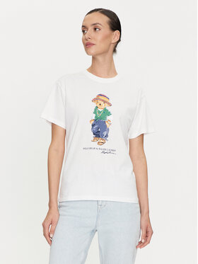 Polo Ralph Lauren Polo Ralph Lauren T-Shirt 211935615001 Λευκό Regular Fit