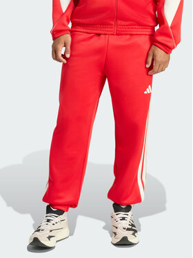 adidas adidas Spodnie dresowe 151845 Czerwony Loose Fit