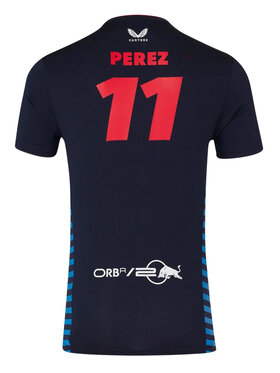 Red Bull Racing Red Bull Racing Polo Sergio Perez 2024 Granatowy Regular Fit