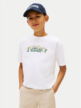 Tommy Hilfiger Tommy Hilfiger T-Shirt KB0KB10267 Λευκό Regular Fit