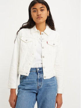 Levi's® Levi's® Džinsinė striukė Original Trucker 299450134 Balta Slim Fit