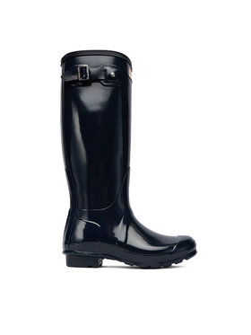 Hunter Hunter Holínky Original Tall Gloss WFT1000RGL Tmavomodrá
