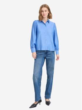 ICHI ICHI Koszula Camicia ihkarlanisk2 Niebieski Regular Fit