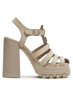 Tommy Jeans Tommy Jeans Sandały Tjw Heel Fisherman Sandal EN0EN02458 Beżowy