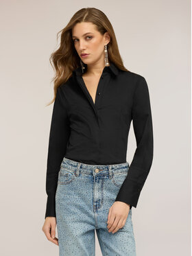 Motivi Motivi Koszula 5326QA00998N033 Czarny Regular Fit