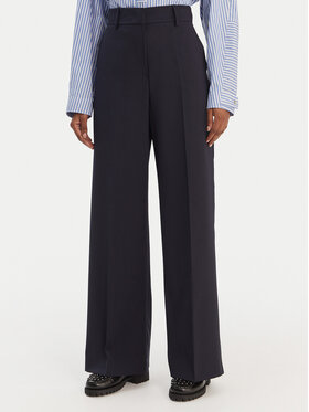 Weekend Max Mara Weekend Max Mara Palazzo püksid Visivo 2615131041 Tumesinine Relaxed Fit