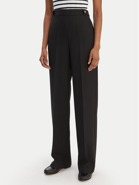 Tommy Hilfiger Tommy Hilfiger Pantaloni di tessuto WW0WW47799 Nero Straight Fit