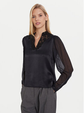 TWINSET TWINSET Blúz 252TT2243 Fekete Regular Fit