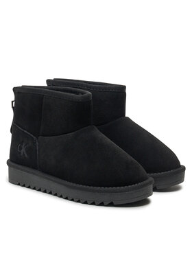 Calvin Klein Jeans Škornji Za Sneg Fur Boot V3A5-81036-0187 D Črna