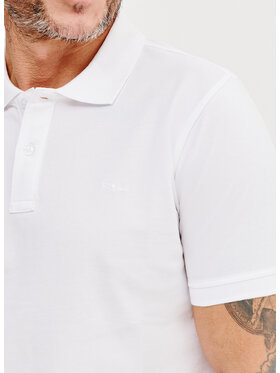 Pako Lorente Pako Lorente Polo P25SF-TX-003 Biały Classic Fit