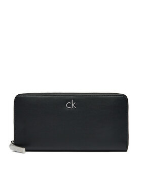 Calvin Klein Calvin Klein Velká dámská peněženka Ck Daily Large Zip Around_Pbl K60K612850 Černá