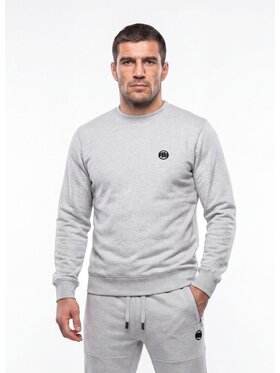 PITBULL PITBULL Bluza SMALL LOGO Szary Regular Fit