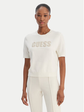 Guess Guess Džemper W6RR47 Z2NQ2 Écru Regular Fit