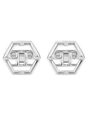 PHILIPP PLEIN PHILIPP PLEIN Aproču pogas Plein Icon PJ9AA10CU Sudraba