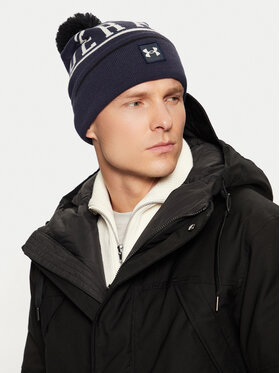 Under Armour Kapa M Halftime Pom Beanie 1386634-410 Mornarsko Modra