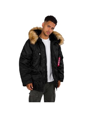 Alpha Industries Alpha Industries Zimní bunda AI.100106-03-3XL Černá Parka Fit