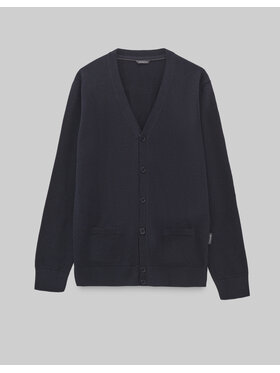 Borgio Borgio Kardigan cardano Granatowy Classic Fit