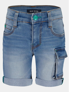 Blue Seven Blue Seven Дънкови шорти 840078 X Син Regular Fit