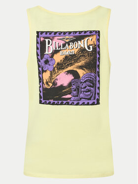 Billabong Majica Brez Rokavov Dreamy Place EBYZT00180 Rumena Regular Fit