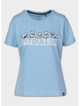 PITBULL PITBULL T-Shirt SOFTBITE Niebieski Regular Fit