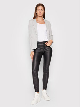 Vero Moda Hlače Seven 10138972 Crna Slim Fit