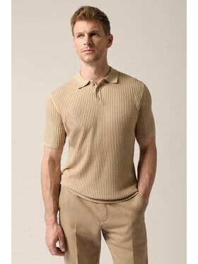 Lancerto Lancerto Polo Domenico PO073126000003 Brązowy Regular Fit