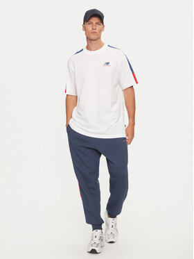 New Balance T-shirt Classics MT43526NNY Plava Relaxed Fit