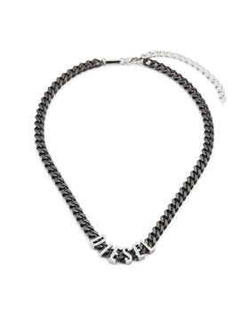 Diesel Diesel Náhrdelník Font Chain DX1487060 Černá