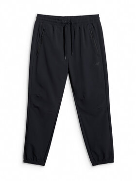 4F 4F Joggery FLUID EXPRESSIONS Czarny Regular Fit