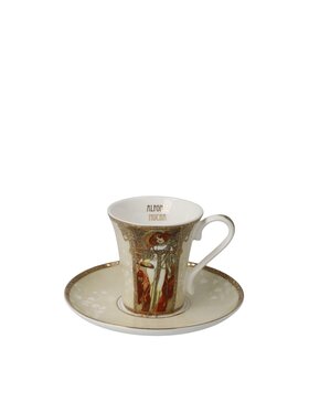 Goebel Goebel Filiżanka do espresso A. Mucha - Jesień i Zima Écru