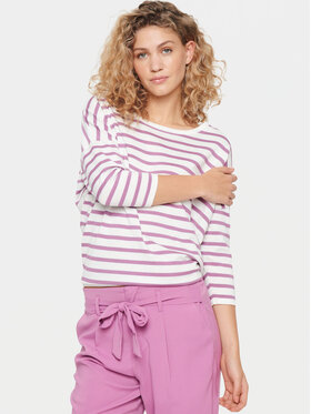 Saint Tropez Saint Tropez Pullover 30512551 Violett Loose Fit