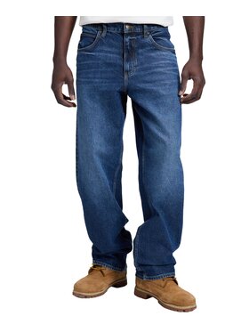 Lee Lee Jeansy 112387698 Niebieski Loose Fit