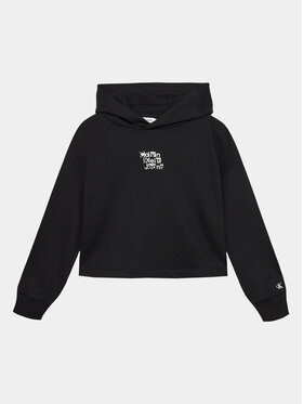Calvin Klein Jeans Calvin Klein Jeans Sweatshirt Metallic IG0IG02304 Schwarz Regular Fit