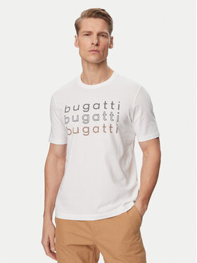 Bugatti Bugatti T-Shirt 8350-15042E Bílá Regular Fit