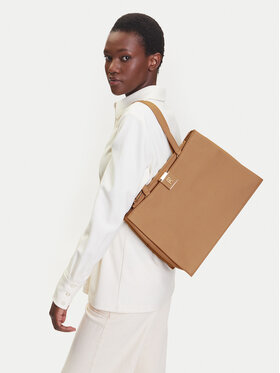 Tommy Hilfiger Tommy Hilfiger Дамска чанта Th Her Tote AW0AW17191 Кафяв