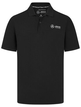 Mercedes AMG Petronas F1 Mercedes AMG Petronas F1 Polo Mercedes AMG Petronas F1 Team Czarny Regular Fit